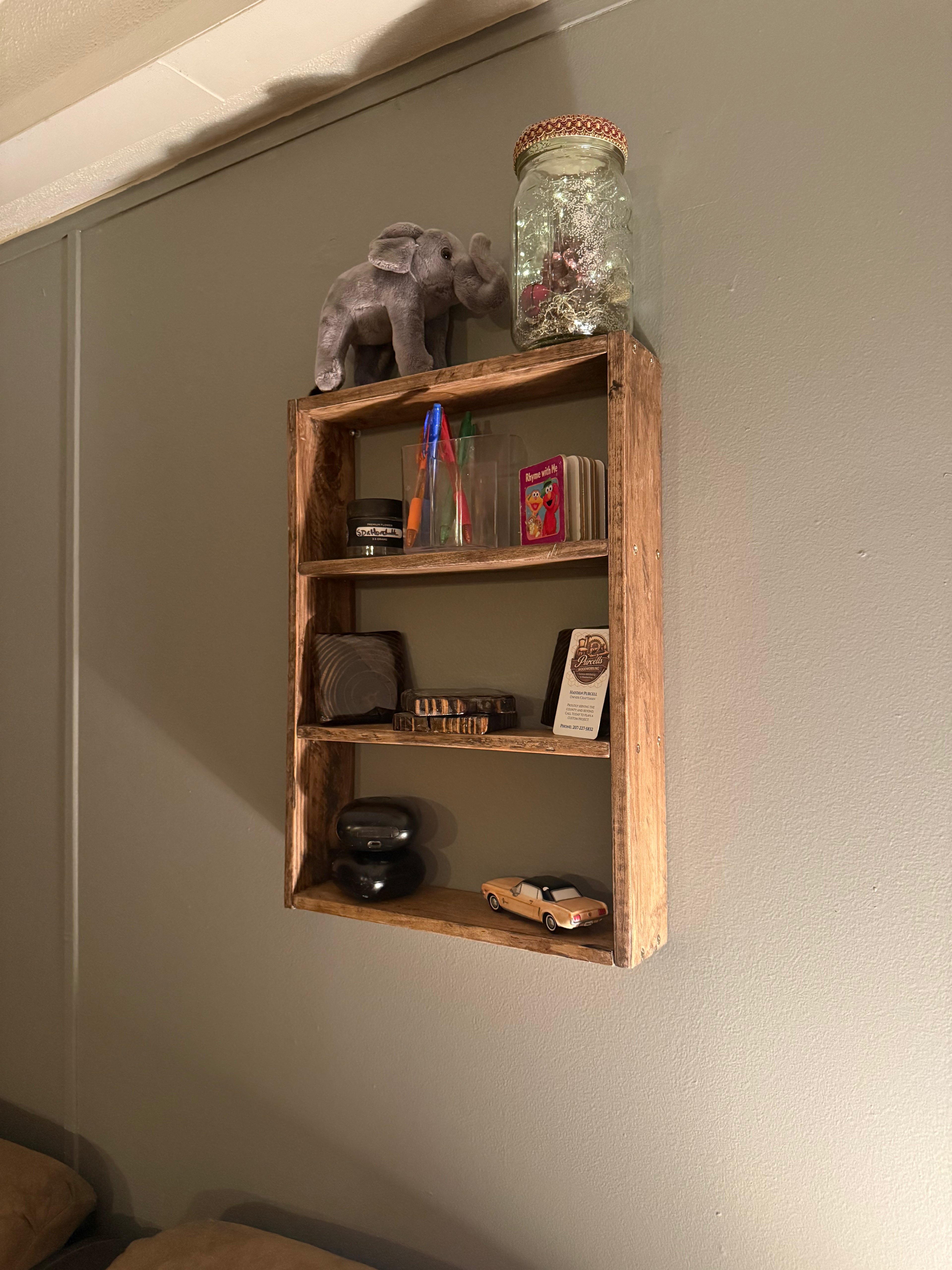 Rustic Wooden Spice Racks
