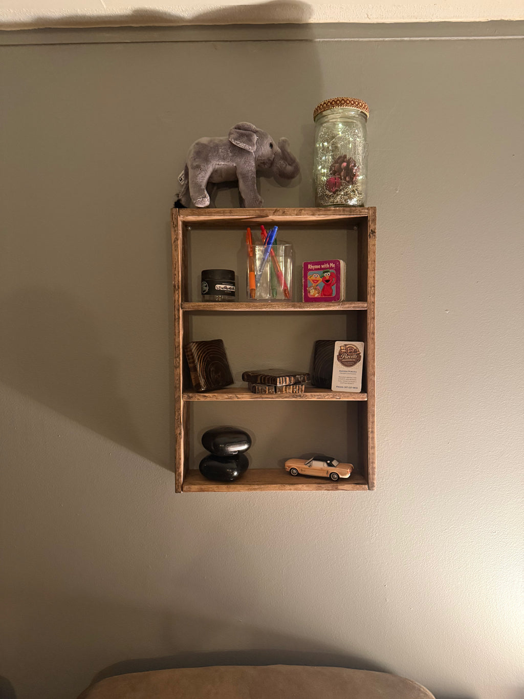 Rustic Wooden Spice Racks