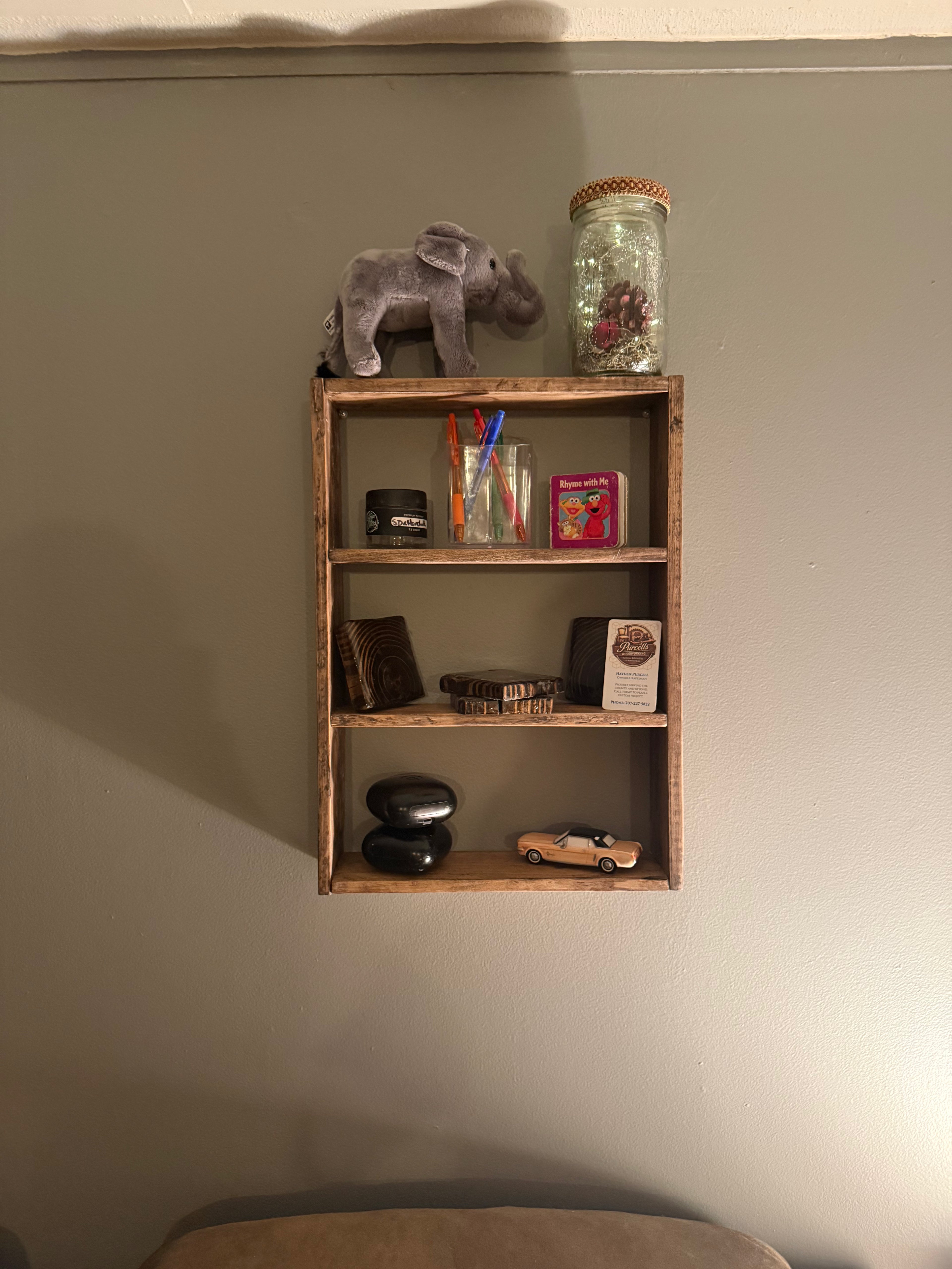 Rustic Wooden Spice Racks
