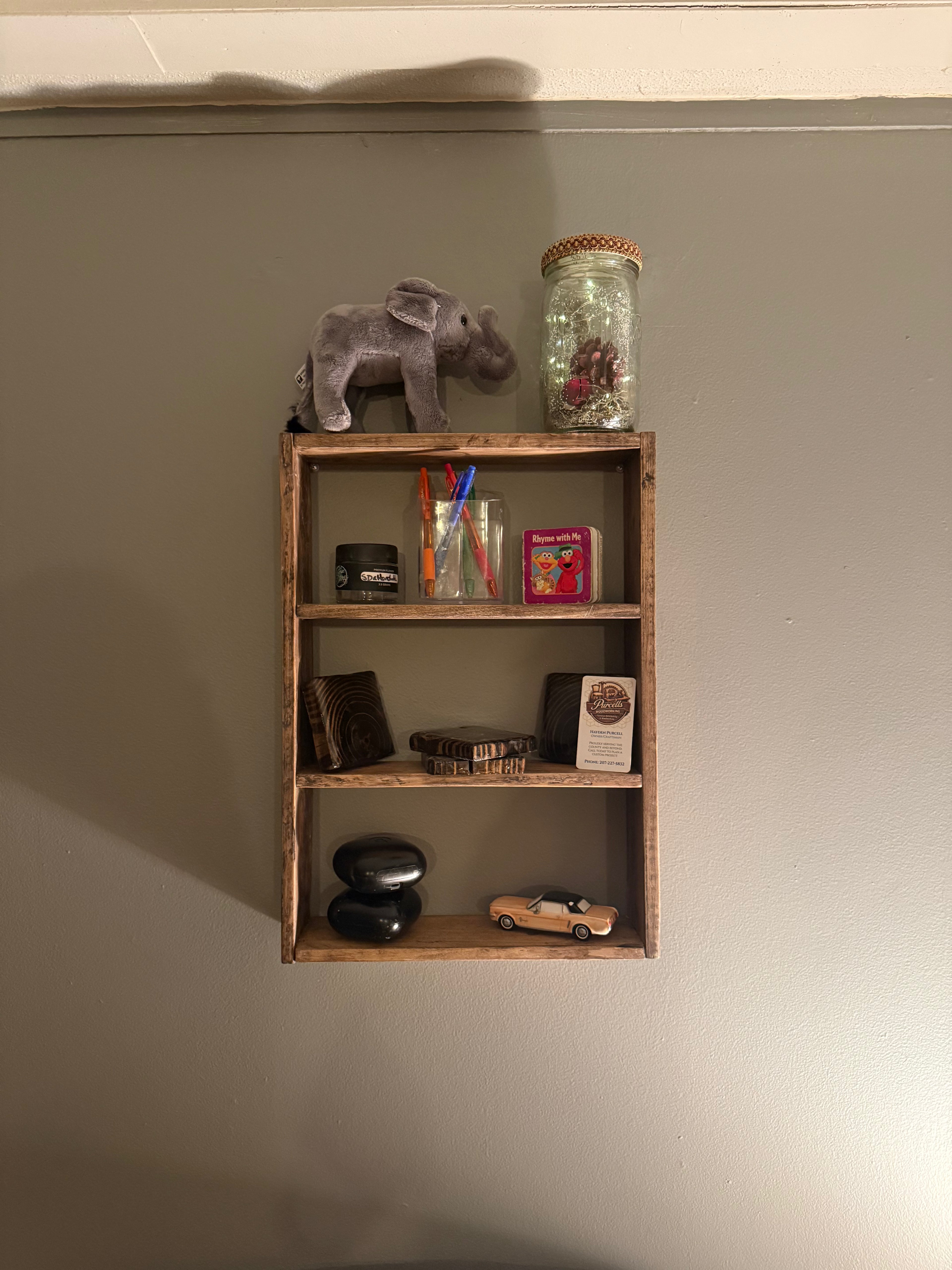 Rustic Wooden Spice Racks
